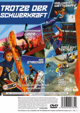 SSX Tricky (Korea) box cover back